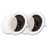 Acoustic Audio SP-8c in Ceiling 8' Speaker Pair 2 Way Home Theater Speakers