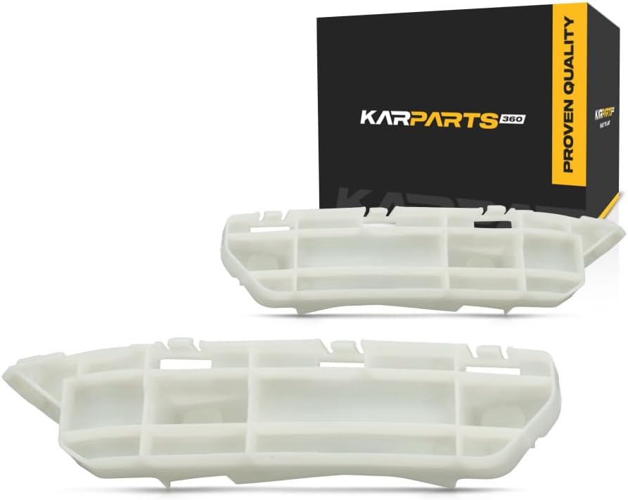 KarParts360 For Honda Odyssey 2005 06 07 08 09 2010 Bumper Bracket Driver and Passenger Side | Pair | Front | Plastic | Side Spacer | Replacement For HO1042109, HO1043109 | 71198SHJA00, 71193SHJA00