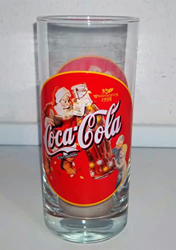 Samlingsglas / coca-cola / glas / begränsad upplaga / 1998 / jul / vintage / retro / 1 x 0,3 liter