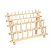SUPVOX Estante de hilo de madera Costura Bordado Bobinas Soporte Porta carretes de madera Accesorios para acolchar