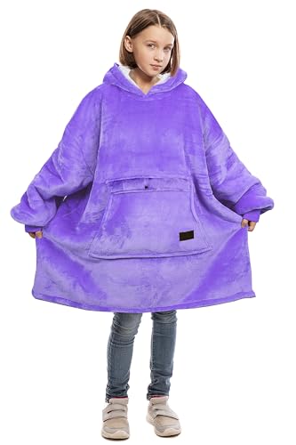 Image of Catalonia Oversized Hoodie Blanket Sweatshirt, Comfortable Sherpa Giant Pullover with Large Front Pocket for Adults Men Women Teenagers Wife Girlfriend