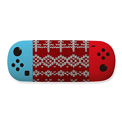 Étui de rangement pour lunettes tricot rouge anti rayure léger