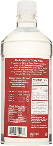 Crazy Mineral Water, No. 4 Natural Mineral High-Concentrate, 1 LT