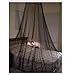OctoRose Round Hoop Black Bed Canopy Mosquito Netting | Fits Twin, Queen, and King Beds | Hanging Princess Canopy Bed Curtain for Girls(Hoop-Black)