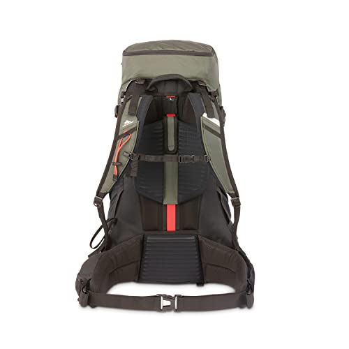 High Sierra Pathway 2.0 75L Backpack In Forest Green/Black - Image 3