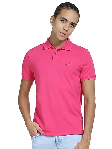 Image of Jack & Jones Men Cotton Slim Fit T-Shirt