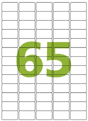 Etiqueta Adesiva Colacril, Ink-Jet/Laser A4, CA4251, Branco, 38.1 x 21.2 mm, envelope com 25 fls-162