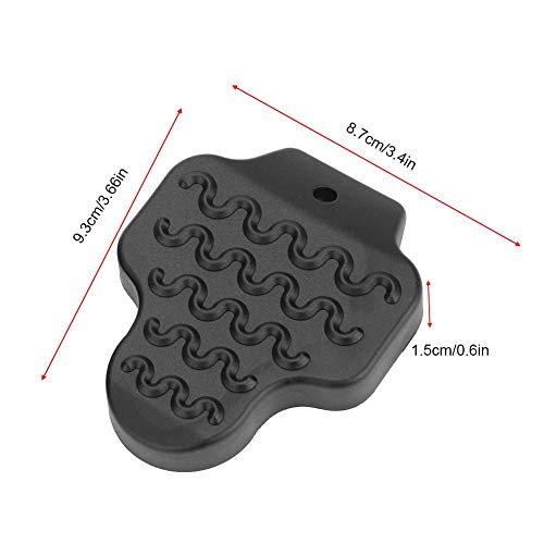 Qii lu Pedal Road Bike Coves, 1 Pair Mountain Bike Pedal Cycling Cleat Protective Cover Footwear for Riding Part Accessories SPD-SL Delta KEO(H-Delta) - Thumbnail 3