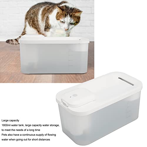Fuente automática de agua para gatos y perros con batería miniatura 7
