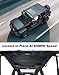 JOYTUTUS Waterproof Sun Shade Top Compatible with Wrangler JKU 4 Door 2007-2018, Canvas Roof Top Cover Wrangler JK Sunshade Blocks Rain, UV, Wind, Noise