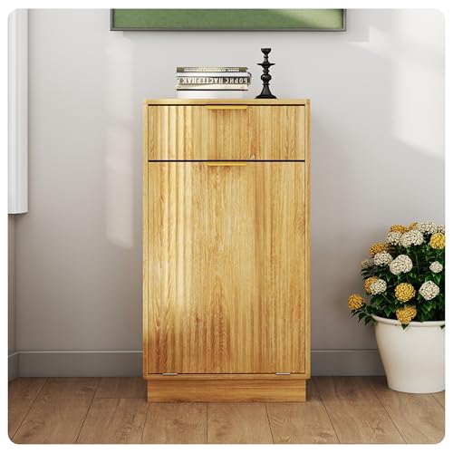 Mueble para basura de cocina con tapa abatible 10 galones