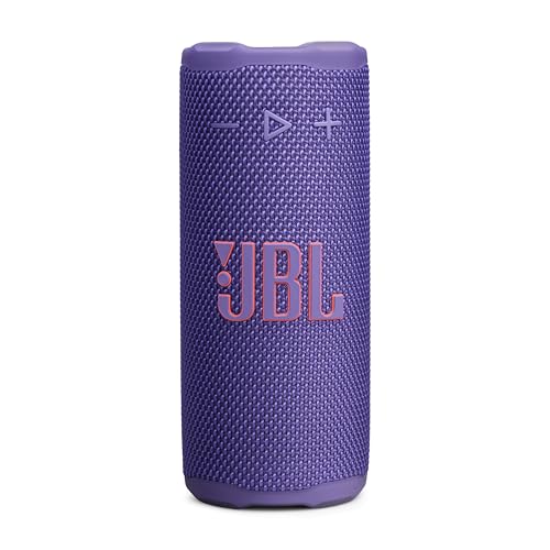 Image of JBL Grip - Compact Bluetooth Speaker with Bold JBL Pro Sound and Ambient Light, up to 14 Hours of Playtime, Water, Dust and Drop-Proof (IP68), & Multi-Speaker Connection with Auracast (Purple)