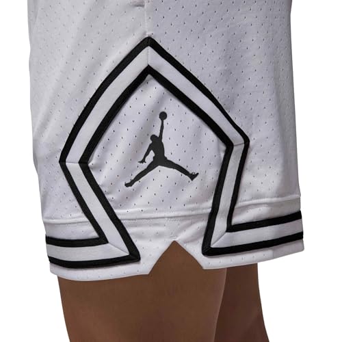Nike Jordan Men's Diamond Mesh Dri-Fit Shorts White Code HF9910-1003