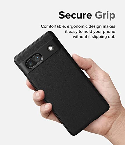 Image of Ringke Onyx for Google Pixel 7a Case [Feels Good in The Hand] Oil & Dirt Resistant, Enhanced Camera Lens Protection, Comfortable Grip, Non-Slip, Lightweight Cover - Black
