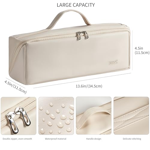 Miniatura 3 de Veki Bolsa De Viaje Portátil Para Secador De Pelo, Bolsa De Almacenamiento Compatible Con Dyson Airwrap Styler, Dyson Supersonic Y Shark, Funda Transporte Para Secador De Pelo Y Accesorios Blanco