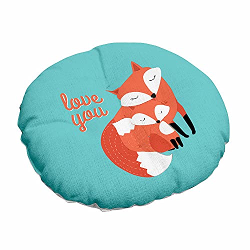 Morbuy Stuhlkissen Runde Sitzkissen Nordic Tiermuster Atmungsaktiv...