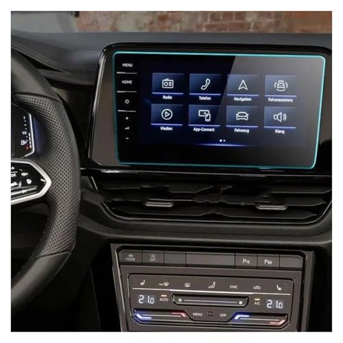 Verre trempé VW T-Roc 2022 haut de gamme pour l'écran GPS 8 pouces de la voiture