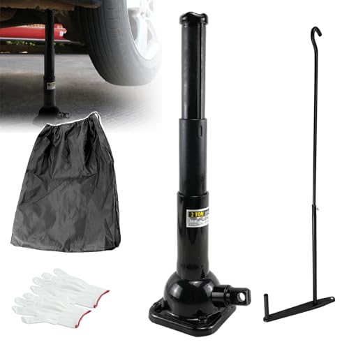 Image of RYANSTAR RACING 2 Ton Heavy Duty Spiral Jack & Stand Combo for Trucks /SUVs - 4000 lb Capacity, 8.16 inch-19.09 inch Lift, Compatible with F150, Silverado, Ram, Toyota 4x4