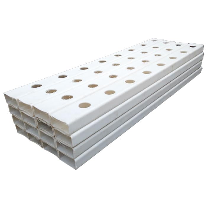 NFT Channels 4.5ft - Set of 4, Channels with 8pc END CAPS (White)-image-15