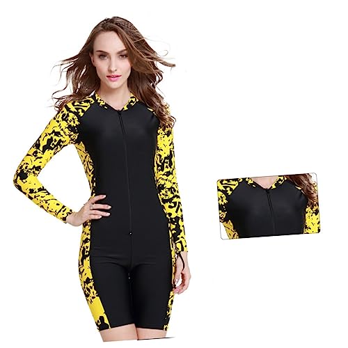 Maillot de bain à manches longues pour femme SUPVOX idéal pour la natation