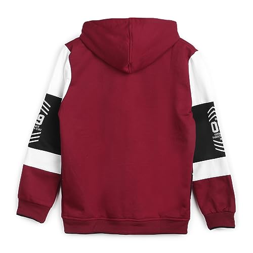 Image of Alan Jones Clothing Printed Cotton Hooded Sweatshirt for Boys