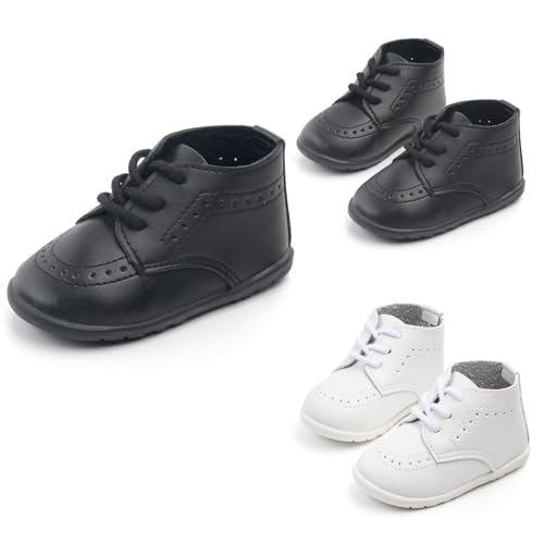 Baby Boy Girl Shoes Non-Slip Rubber Sole High-Top PU Leather Sneaker Infant First Walking Shoes Flat Shoes4