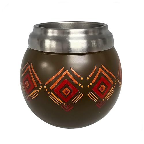 Gaucho Bruno - Matita termica in acciaio inox per bere Yerba Mate | Facile da pulire | Comodo da tenere | Mantiene la temperatura delle bevande | Design delizioso per sembrare una zucca naturale Gaucho Bruno - Matita termica in acciaio inox per bere Yerba Mate | Facile da pulire | Comodo da tenere | Mantiene la temperatura delle bevande | Design delizioso per sembrare una zucca naturale