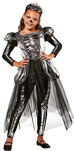 Disfraz completo Skeleton Princess para niñas talla Large