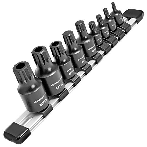 CARBYNE 9-Piece XZN Triple Square Bit Impact Socket Set, 12 Point, 4mm to 18mm | Chrome Molybdenum Steel • From a Family-Run Tool Company Based in the U.S.A.