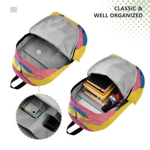 Sac à dos portable fleur rose la solution pour voyager léger en randonnée - 4
