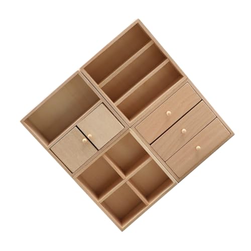 Mini meubles bois massif pour maison de poupée ifundom en hêtre naturel