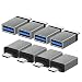 3.0 USB C to USB Adapter 8 Pack Aluminum OTG Adaptor Woodcovo Type C to USB A Converter Data Syncing and Charging for Samsung,MacBook,ChromeBook Pixel,Nexus,All Type C Supported Device