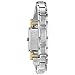 Bulova Ladies' Classic Diamond Dial Quartz Stainless Steel Watch, Rectangle, Mother-of-Pearl, Two Tone Gold