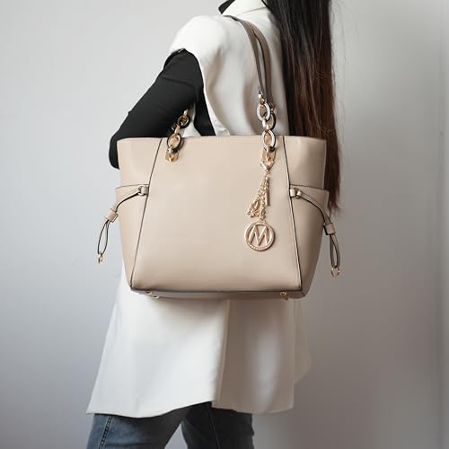 Image of MKF Collection Shoulder Bag Handbag for Women, Vegan Leather Satchel Bag ladies Tote Bag, Top-Handle Purse by Mia K