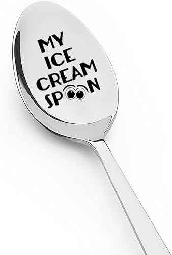Regalos para amantes de los helados para marido, papá, regalos de cumpleaños para hija, nietos, mi cuchara de helado, regalo para amantes del