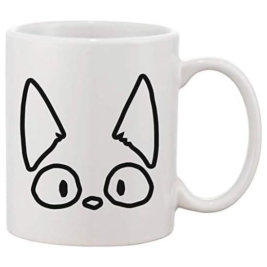 Talking Cat Face keramisk mugg Stella