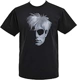 Round neck shirt Mens T-Shirt Andy Warhol Pop Art The Factory Velvet Underground Punk Tee Black XL