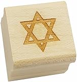 Star Of David Rubber Stamp – 3/4 Inch x 3/4 Inch