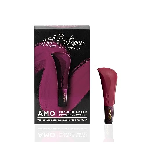 Hot Octopuss | AMO Bullet Finger Vibrator | USB Rechargeable | Extra Powerful | Clitoral Stimulator | Soft Silicone Tip | Women's Pleasure | Quiet & Waterproof