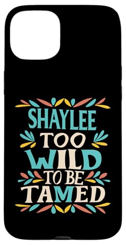 SHAYLEE Name Cute Retro Girls Wildflower SHAYLEE Name スマホケース iPhone 15 Plus 用