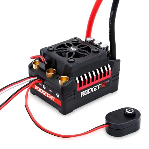 Moteur de protection contre la surchauffe ESC sans balais 130A RC 1/8