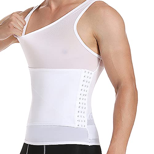Faja la parte superior del barriga YRYRYW con diseño de ganchos transpirable para hombres