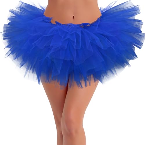Royal Blue Tutu Womens Royal Blue Tutus for Women Tulle Skirt Womens Tutu Skirt Adult Tutus for Women Halloween Costume
