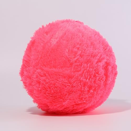 power gift Plüschball Rosa (CF-06) - Stoffball. Durchmesser Ø 23cm. Fluffy Ball. Tolles Kinderball für Drinnen. Flauschiges Spielzeug. Laberl. Kuscheliges Geschenk.