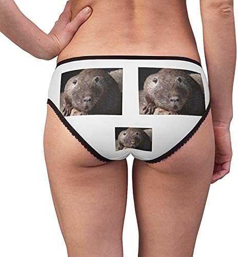 Nutria Panties, Nutria Underwear, Briefs, Cotton Briefs, Funny Underwear, Panties For Women