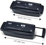 Aurora AU660S 6-Sheet Découpe de bande papier / carte de crédit Shredder sans panier à déchets, portable avec bras extensible, noir