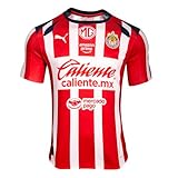 Puma Chivas Replica 25-26 Jersey para Hombre, Red Home Ah25, M