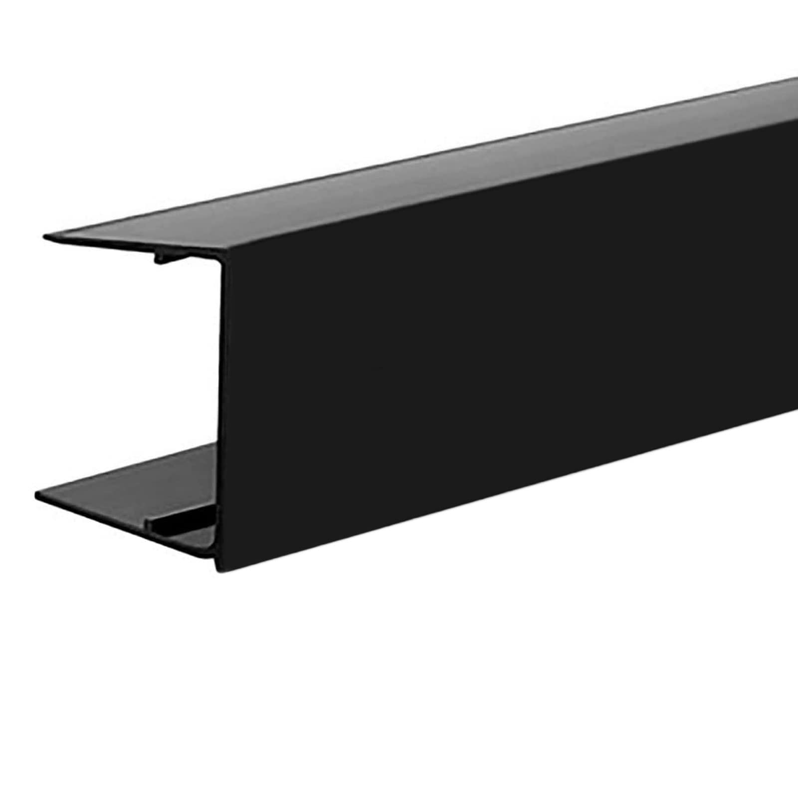 Truly Pvc Limited Anthracite Grey Polycarbonate End Closure Roof Sheet U-Profile Roofing End Trim (25Mm, )