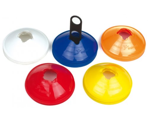 Matériel d'entraînement Precision coupelles de sport multicolores