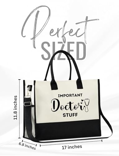 Bolso Tote para mujer Doctor con cierre y correa miniatura 3